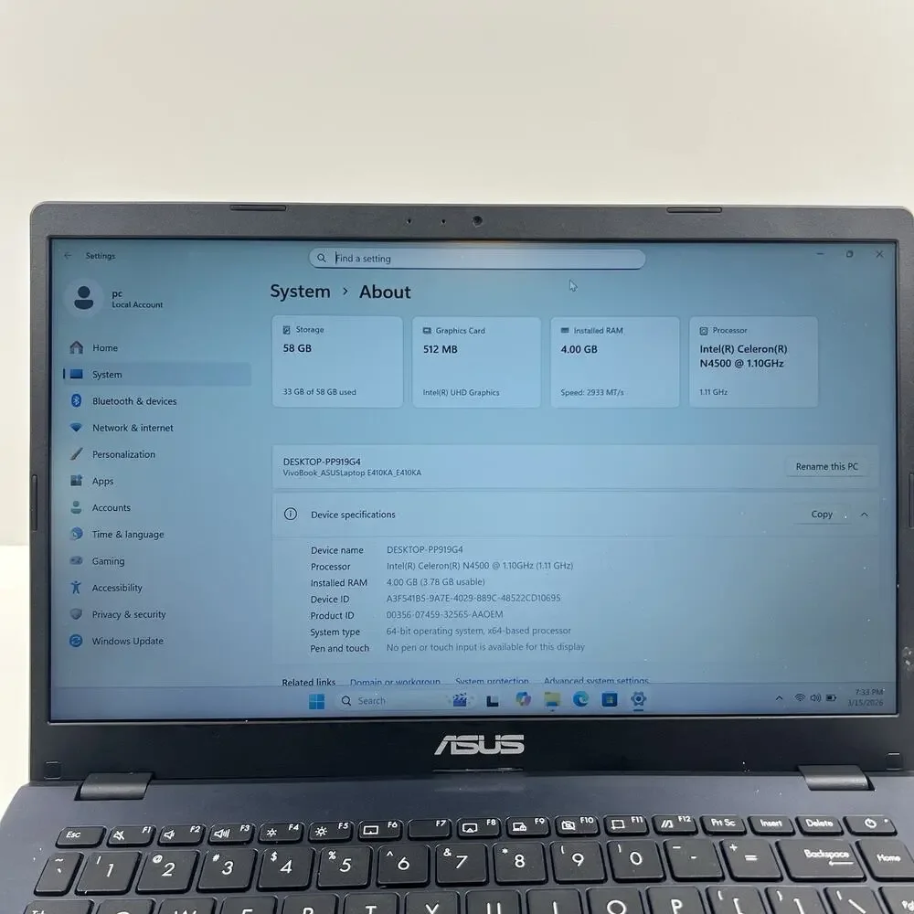 ASUS E410M 14